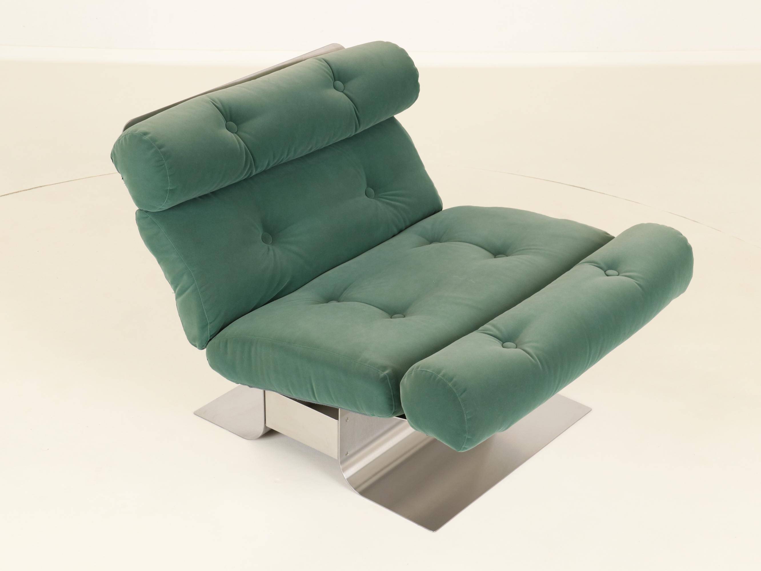 Rare Lounge Chair by François Monnet for Kappa, France, 1970s