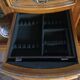 Buffet led cherry style louis XV marble tray