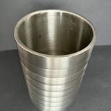 Vase in brushed aluminum