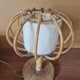 Louis Sognot (1892-1970) Table or bedside lamp - In rattan - 1960