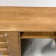 20th century maple veneer style desk