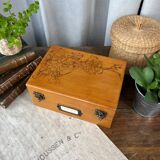 Gilded wooden box