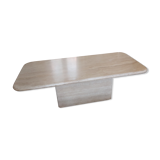 70s travertine coffee table