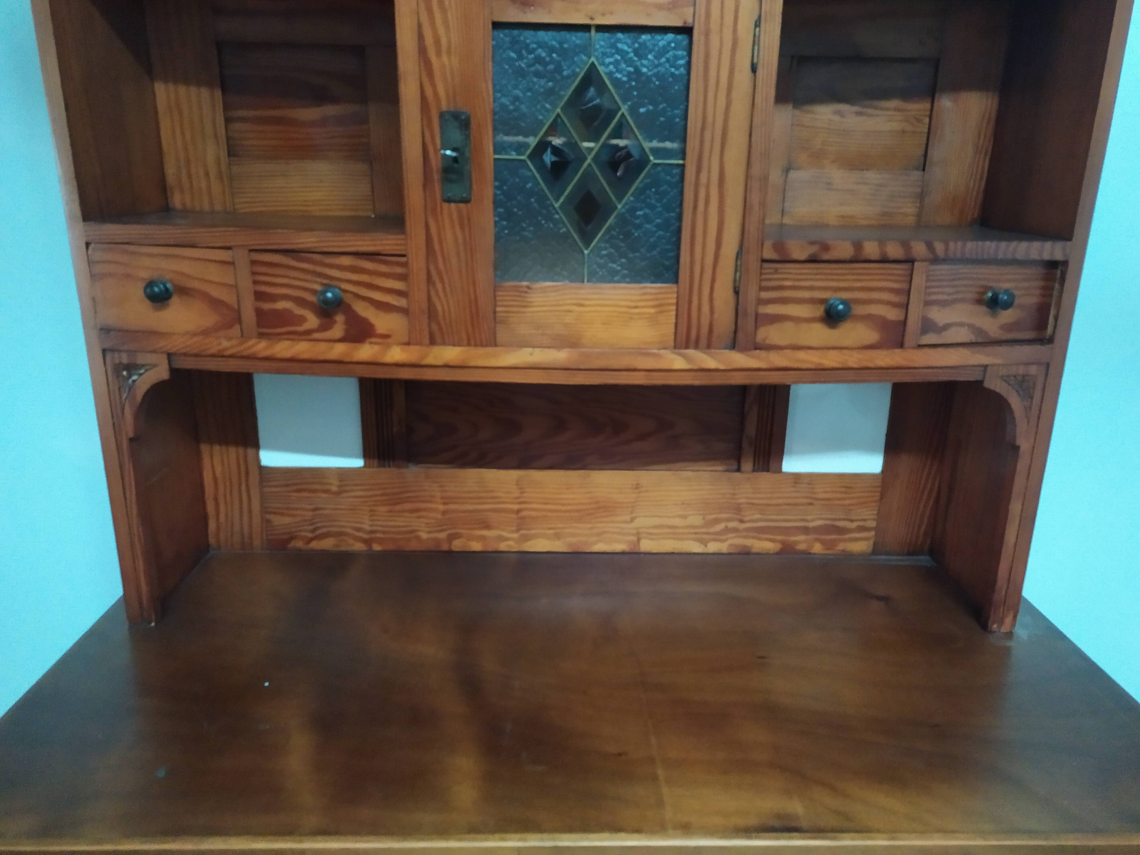 Old buffet in wood 2 body