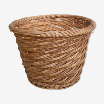 Round wicker basket XL