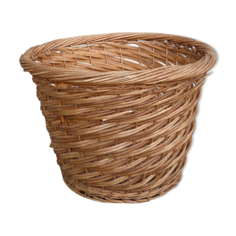 Round wicker basket XL