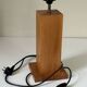 Lampe en pin vintage design années 70 80