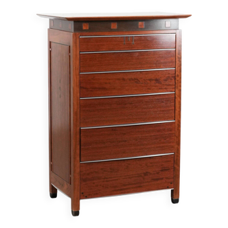 Art Deco design chest of drawers with 6 drawers and remarkable details