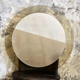 Large round double-layered mirror by Veca, Italy, 1970s