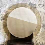 Large round double-layer mirror by Veca, Italy, 1970s