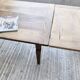 Solid oak farmhouse table with extensions (190-280cm) 1950