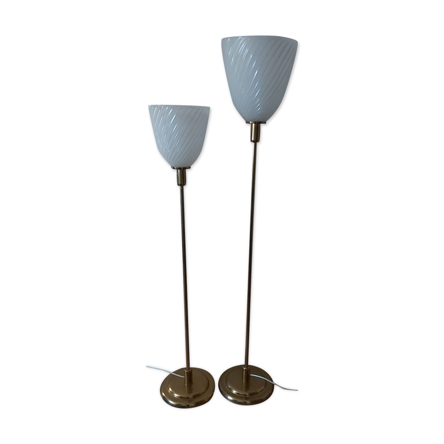 Pair of Floor Lamps, France, 1980s