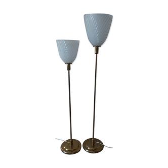 Pair of Floor Lamps, France, 1980s