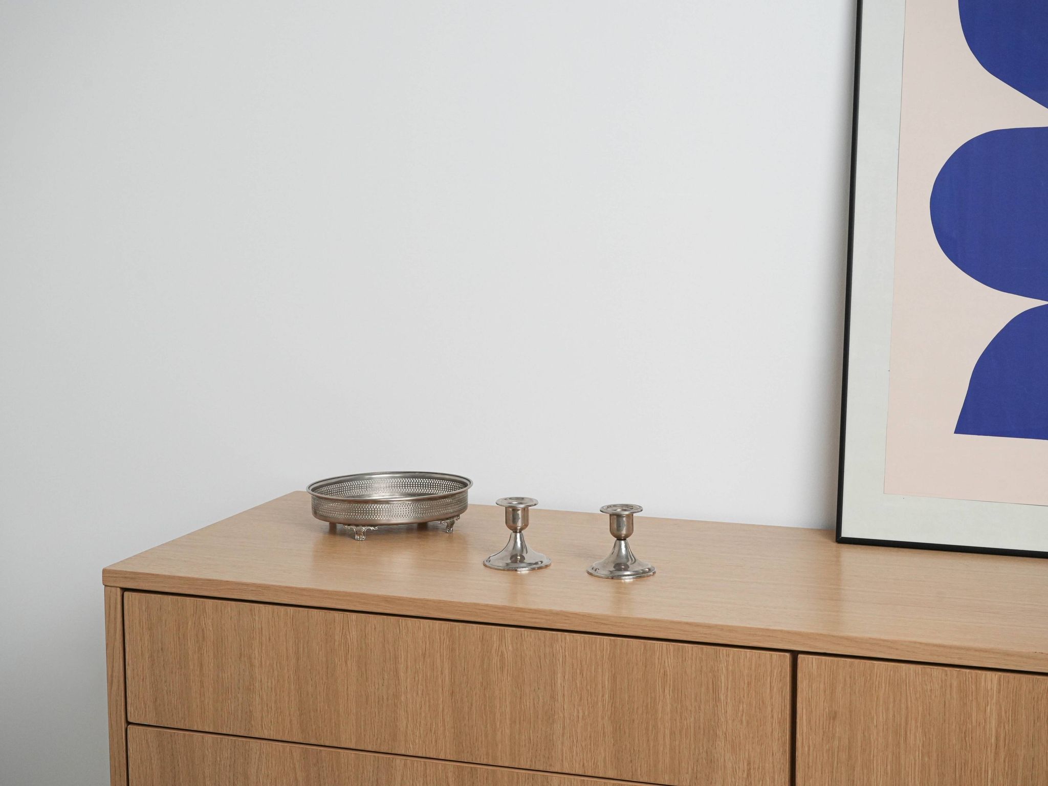 Silver platter, Italian design, 1970s, made in Italy