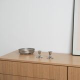 Plateau en argent, design italien, années 1970, fabriqué en Italie