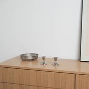 Silver platter, Italian design, 1970s, made in Italy