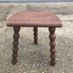 Solid wood tripod stool