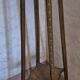 Antique wooden and marble console table