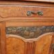 Art Nouveau buffet in walnut and oak from the 1900s.