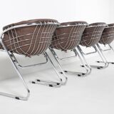 Set of 4 Flynn chairs by Gastone Rinaldi, Italy circa 1970