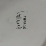 Beautiful plate signed by Roger Capron