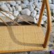 Bamboo and rattan wall shelf