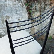 Four chairs by Colette Gueden reupholstered from the 1950s/60s.