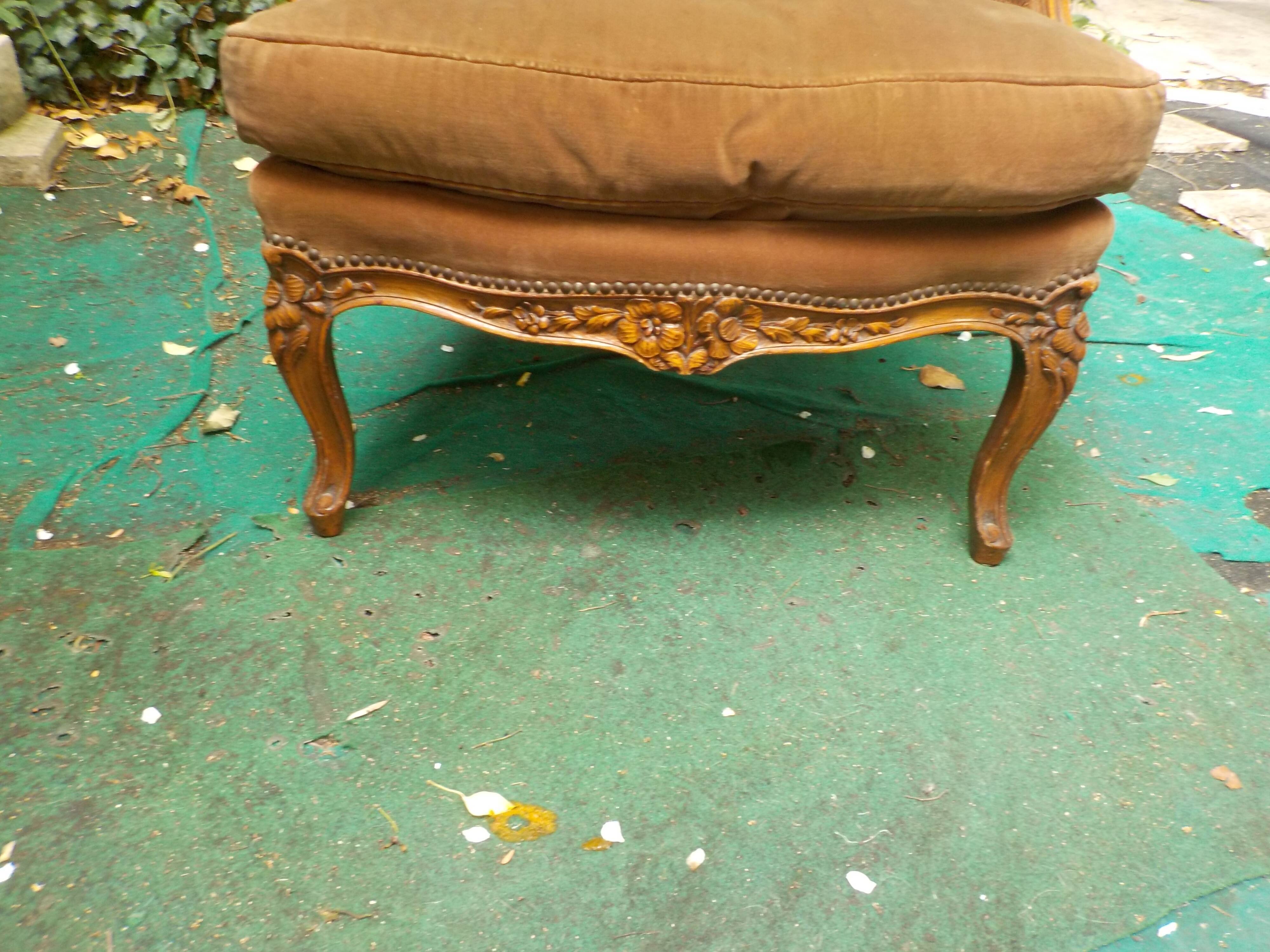 Fauteuil cannée style Louis XV