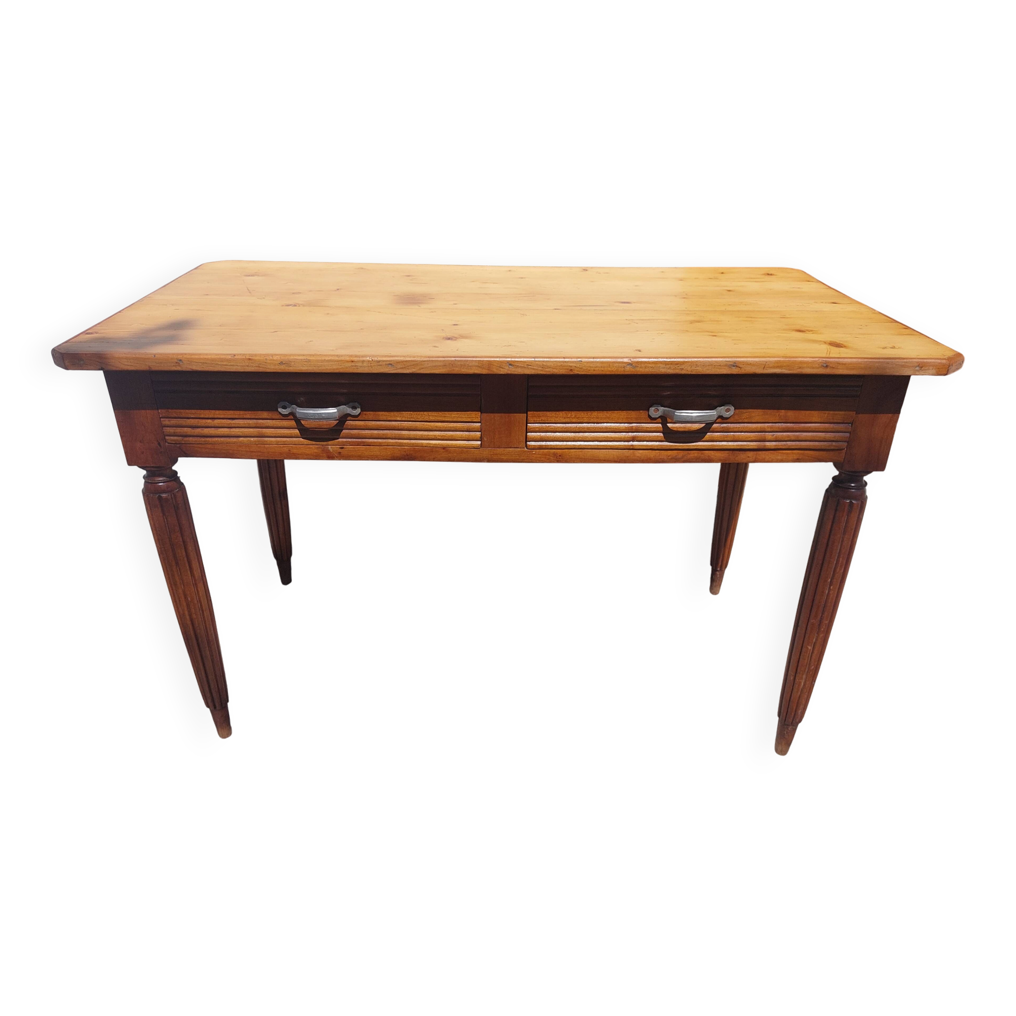 bistro table, countryside or office, 2 drawers