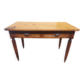table de bistrot, campagne ou bureau, 2 tiroirs