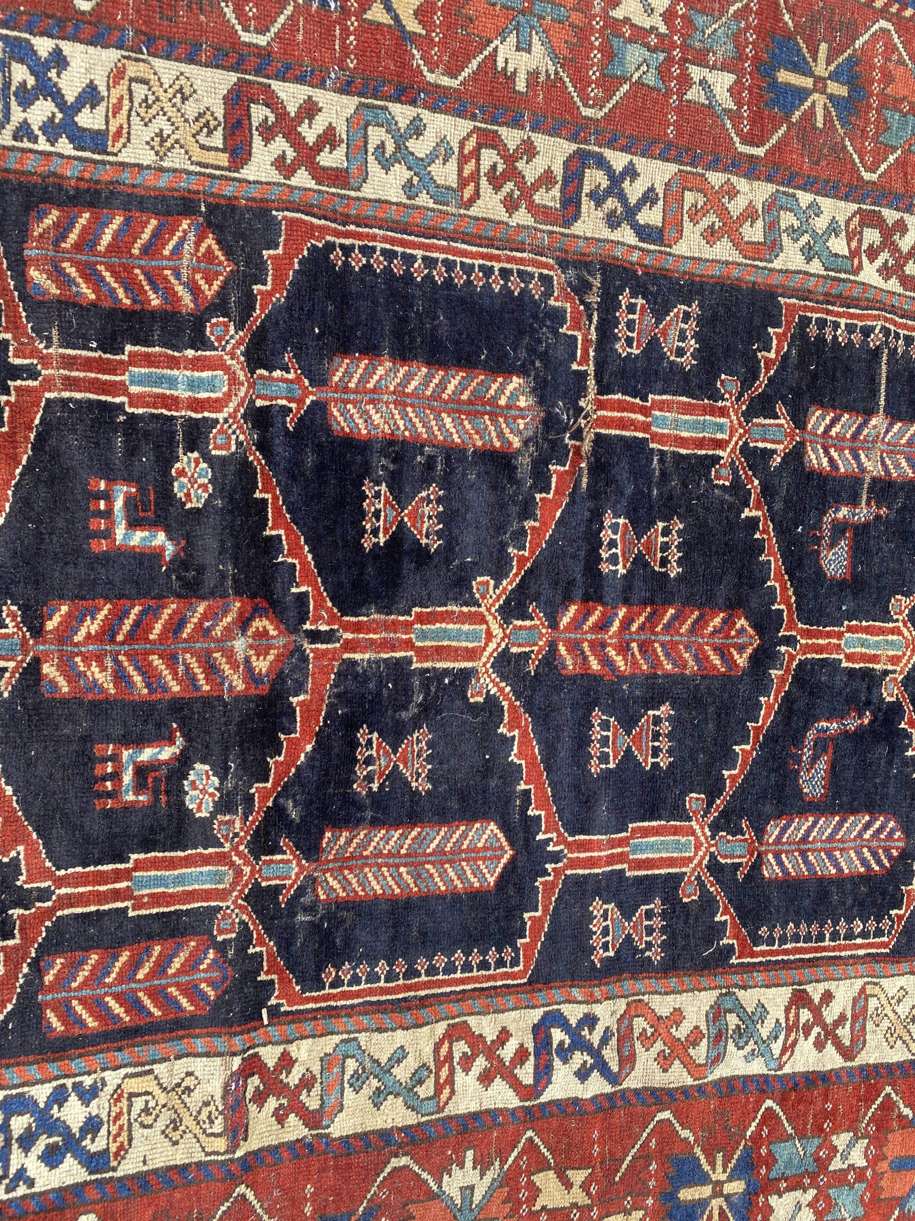 Handmade ancient Persian carpet 158x230cm