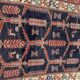 Handmade ancient Persian carpet 158x230cm