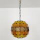 Suspension boule en verre coloré, 1960