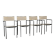Ensemble de 4 chaises Alias de Giandomenico Bellotti circa 1980