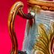 Wasmuel Belgian Barbotine Pitcher – 19th Century Art Nouveau – Decor M
