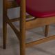 Pair of vintage 1960s chairs in wood and leather, italian design