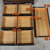 Chinese Cabinet in Lacquered Wood and Painted Wood – Early 20th Century