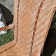 Set of 4 wicker and rattan armchairs