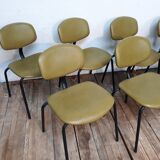 9 chairs vintage Stafor Steelcase