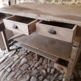 Table îlot établi ancien