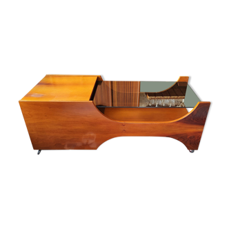 Table basse bar en palissandre, Italie 1960