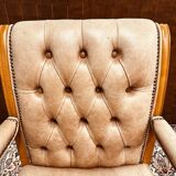 English Classic President Chair light brown Office chair