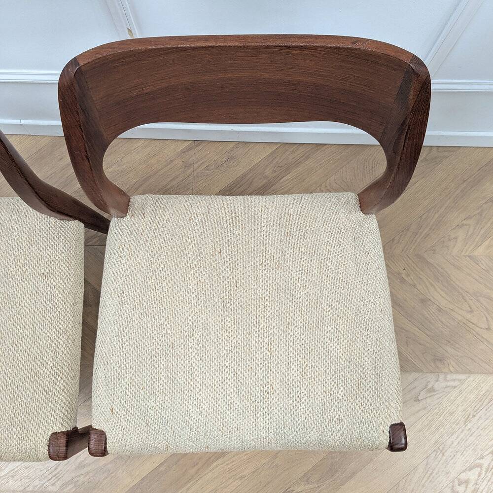 2 vintage chairs by Niels Otto Moller
