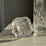 Carafe à whisky motifs pointes de diamant en cristal H23