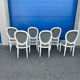 Set of 6 Louis XVI style Medallion chairs