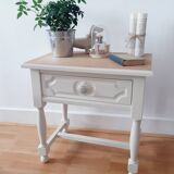 Restored side table, bedside table