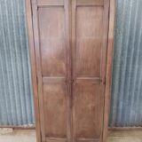 Armoire parisienne en bois vintage
