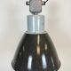 Industrial grey enamel factory lamp, 1960s