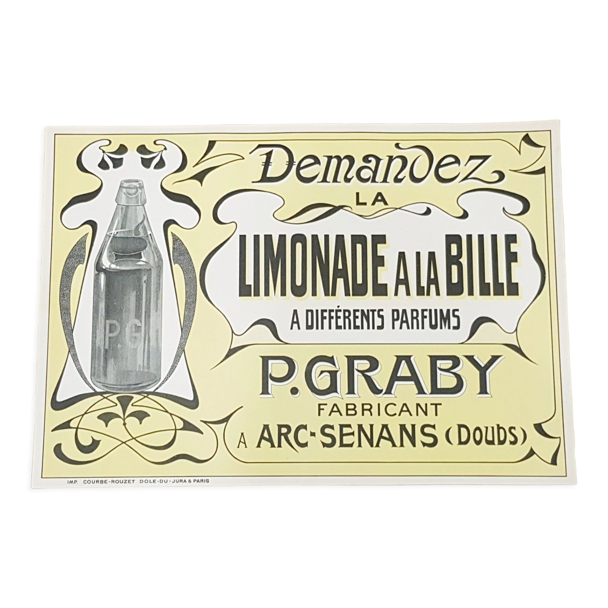 Vintage leminade advertising poster