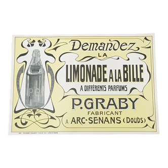 Vintage leminade advertising poster